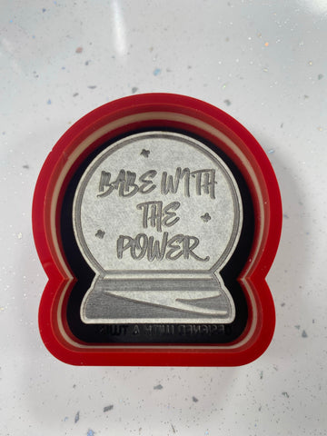 Babe with the Power Melt Tart Silicone Mold - Designed with a Twist  - Top quality silicone molds made in the UK.