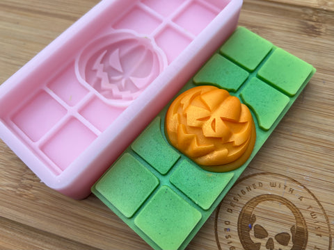 3d Pumpkin Snapbar Silicone Mold - Designed with a Twist  - Top quality silicone molds made in the UK.
