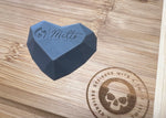 Custom Geometric Heart Wax Melt Silicone Molds - Designed with a Twist  - Top quality silicone molds made in the UK.