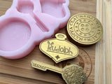 Special Christmas Themed Wax Melt Silicone Mold - Designed with a Twist  - Top quality silicone molds made in the UK.