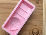 3d Alien Snapbar Silicone Mold - Designed with a Twist  - Top quality silicone molds made in the UK.
