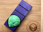 3d Alien Snapbar Silicone Mold - Designed with a Twist  - Top quality silicone molds made in the UK.