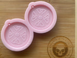 Shield Knot Earring Silicone Mold - Designed with a Twist  - Top quality silicone molds made in the UK.