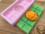 3d Pumpkin Snapbar Silicone Mold - Designed with a Twist  - Top quality silicone molds made in the UK.