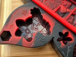 Upside Down Wax Melt and Snap Bar Silicone Mold - Designed with a Twist  - Top quality silicone molds made in the UK.