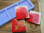 Mothers Day Wax Melt Silicone Mold - Designed with a Twist  - Top quality silicone molds made in the UK.