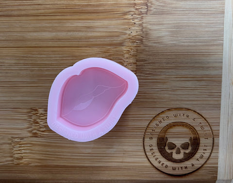 Lips Wax Melt Tart Silicone Mold - Designed with a Twist  - Top quality silicone molds made in the UK.