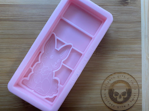 Bunny Snapbar Silicone Mold - Designed with a Twist  - Top quality silicone molds made in the UK.