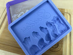 Turning Goddess Torso Slab Silicone Mold - Designed with a Twist - Top quality silicone molds made in the UK.