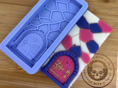 3D Fairy Door Snapbar Silicone Mold - Designed with a Twist - Top quality silicone molds made in the UK.