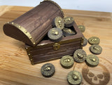 3d Pirate Coin Scrape n Scoop Wax Silicone Mold - Designed with a Twist  - Top quality silicone molds made in the UK.