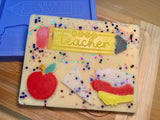 Best Teacher Slab Silicone Mold - Designed with a Twist - Top quality silicone molds made in the UK.