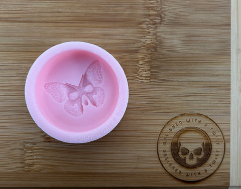 3d Gothic Butterfly Wax Melt Tart Silicone Mold - Designed with a Twist  - Top quality silicone molds made in the UK.