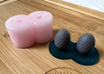 3d Dragon Egg Earring Silicone Mould - Designed with a Twist  - Top quality silicone molds made in the UK.