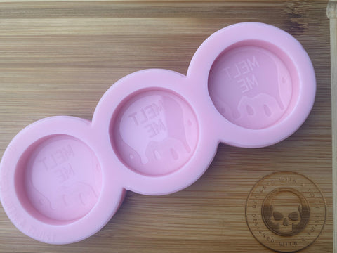 Melt Me Wax Melt Silicone Mold - Designed with a Twist  - Top quality silicone molds made in the UK.