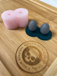 3d Dragon Egg Earring Silicone Mould - Designed with a Twist  - Top quality silicone molds made in the UK.