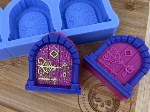 3D Fairy Door Wax Melt Silicone Mold - Designed with a Twist - Top quality silicone molds made in the UK.