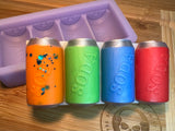 Soda Can Snapbar Silicone Mold - Designed with a Twist  - Top quality silicone molds made in the UK.