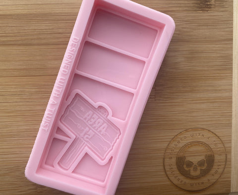 Area 51 Snapbar Silicone Mold - Designed with a Twist  - Top quality silicone molds made in the UK.