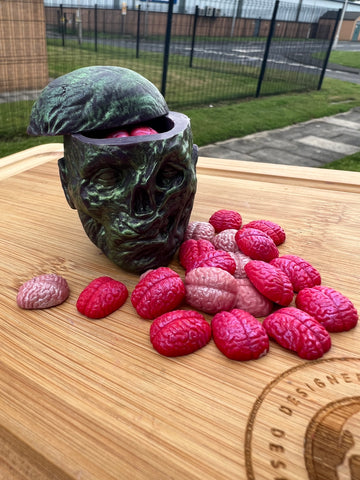 Zombie Head Silicone Mold - Designed with a Twist  - Top quality silicone molds made in the UK.
