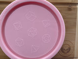 Jewel Dice Tray Silicone Mold - Designed with a Twist  - Top quality silicone molds made in the UK.