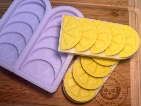 Cartoon Fruit Slice Snapbar Silicone Mold - Designed with a Twist - Top quality silicone molds made in the UK.
