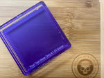 Square Acrylic Silicone Mold Housing - Designed with a Twist  - Top quality silicone molds made in the UK.