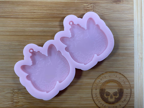 Easter Chick Earring Silicone Mold - Designed with a Twist  - Top quality silicone molds made in the UK.