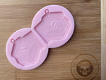 No Feet Earring Silicone Mold - Designed with a Twist  - Top quality silicone molds made in the UK.